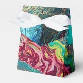 Favor Box "Aqua Flow" Geschenkschachtel (Vorderseite)