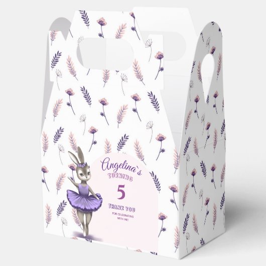 Favor Box BIRTHDAY Geschenkschachtel (Geöffnet)