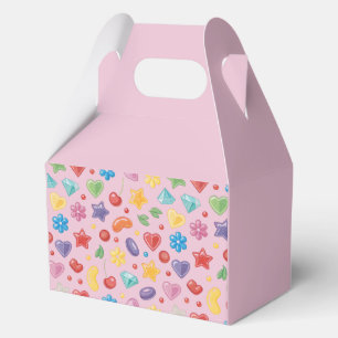 „Favor Box – Bunte Süßigkeiten- und Stern-Geschenk Geschenkschachtel
