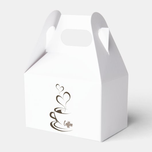 Favor Box coffee desing 2023 Geschenkschachtel (Vorderseite)