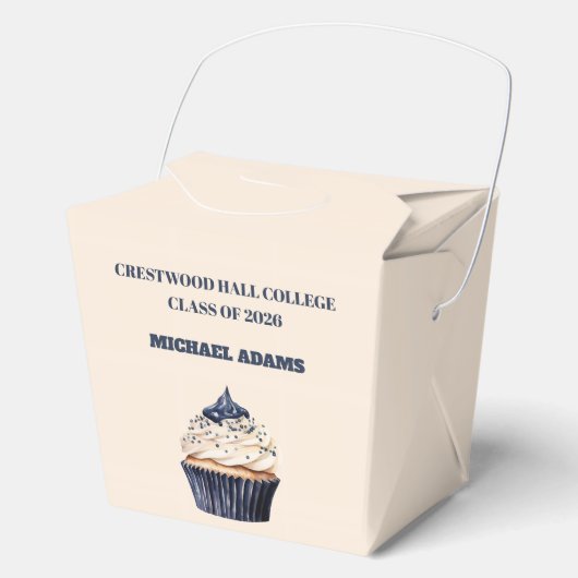 Favor Box-| Custom Name Class Year Party Favor Geschenkschachtel (Vorderseite)