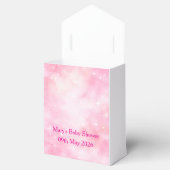 Favor Box-Editable Pink Chinoiserie Favor Box Geschenkschachtel (Geöffnet)