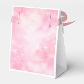 Favor Box-Editable Pink Chinoiserie Favor Box Geschenkschachtel (Rückseite)