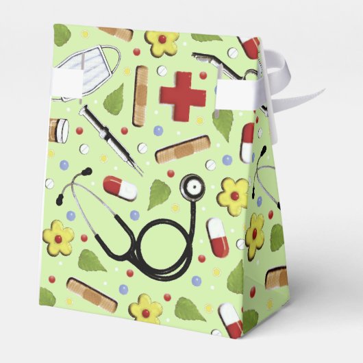 Favor Box für Krankenpflege Geschenkschachtel (Rückseite)