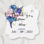 Favor Box Geschenkanhänger (Rückseite)