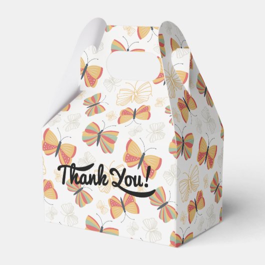 Favor Box Geschenkboxen Beschreibung Geschenkschachtel (Rückseite)