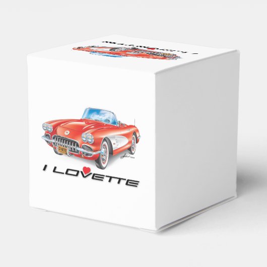 Favor Box Geschenkschachtel (Rückseite)