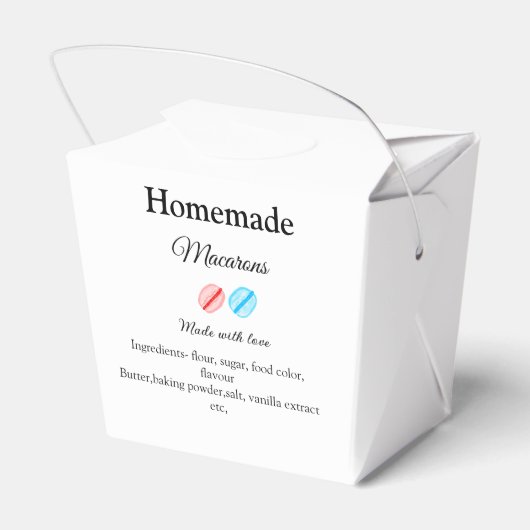 Favor Box Geschenkschachtel (Rückseite)