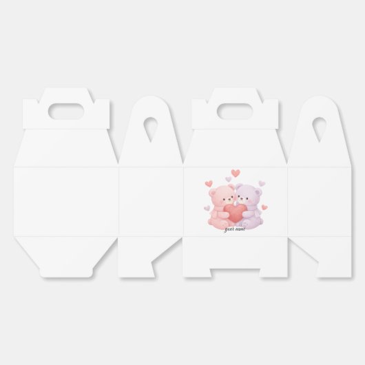 Favor Box Geschenkschachtel (Ungeklappt)