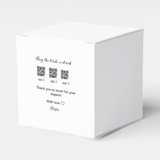 Favor Box Geschenkschachtel (Vorderseite)