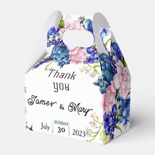 Favor Box Geschenkschachtel (Vorderseite)