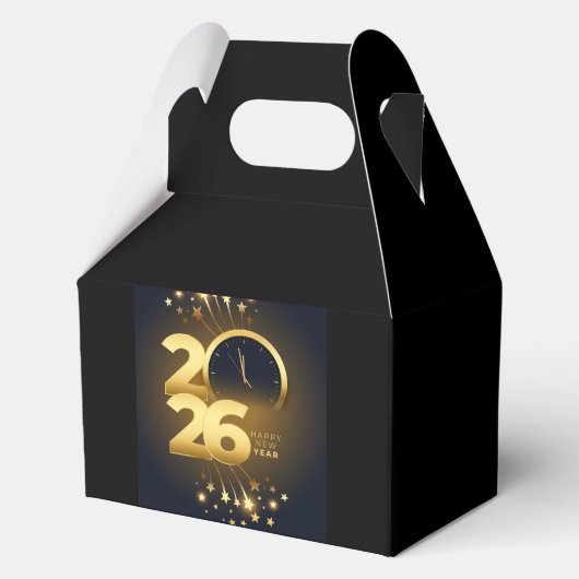Favor Box-Happy New Year 2026 Geschenkschachtel (Vorderseite)