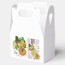 Favor Box Iftar Dish Kolak Banana Geschenkschachtel