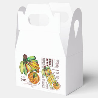 Favor Box Iftar Dish Kolak Banana Geschenkschachtel