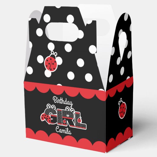 Favor Box Lady Bugday Girl Geschenkschachtel (Geöffnet)