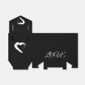 Favor Box Moon Heart Geschenkschachtel (Ungefaltet)