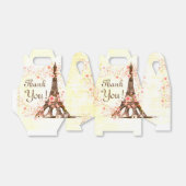 Favor Box Paris Eiffel Tower Kirsche Blüten Geschenkschachtel (Ungefaltet)