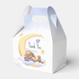 Favor Box -“Thank you” for Baby Shower. Geschenkschachtel