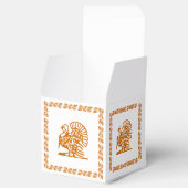 Favor Box - Türkei und Leafy Garland Geschenkschachtel (Geöffnet)