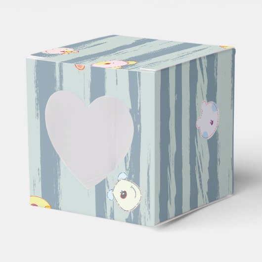Favor Box – Whimsy Faces Geschenkschachtel (Vorderseite)