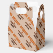 FAVOR BOXES - BOURBON ist Comfort Food Geschenkschachtel (Geöffnet)