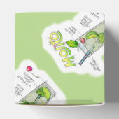 FAVOR BOXES - MOJITO RECIPE COCKTAIL ART GESCHENKSCHACHTEL (Oben)