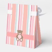 Favor Boxes Teddy Bear Picnic Shabby Chic Geschenkschachtel (Rückseite)