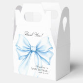 Favor Boxes thank you Baby Shower. Geschenkschachtel (Geöffnet)