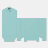 Favor boxes with satin ribbon and your names geschenkschachtel (Ungefaltet)