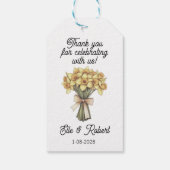 Favor Gift Tag Geschenkanhänger (Rückseite)