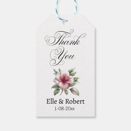 Favor Gift Tag Geschenkanhänger (Rückseite)