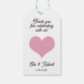 Favor Gift Tag Geschenkanhänger (Rückseite)