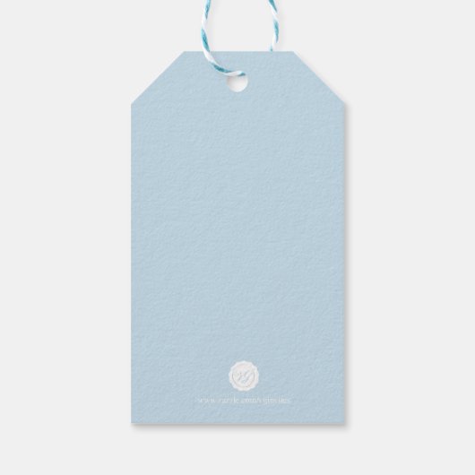 Favor Gift Tag Octopus Geschenkanhänger (Rückseite)