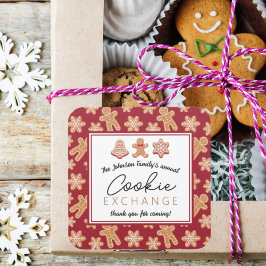 Favor Label Aufkleber Weihnachtskochtausch