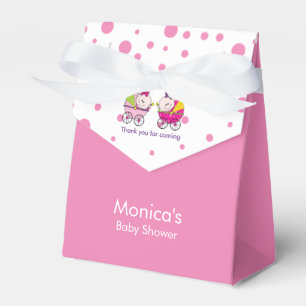 Favor-Schachtel für Zwillinge-Mädchen-Baby-Party Geschenkschachtel