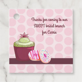 Favor Tag Bridal Brunch Geschenkanhänger