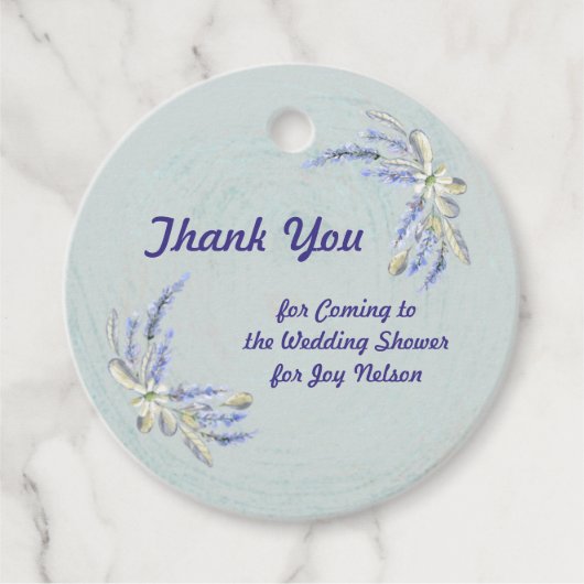 Favor Tag, vielen Dank, Polterabend Geschenkanhänger (Vorderseite)