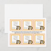 Favor Tags Carnival Postkarte (Vorne/Hinten)