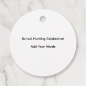 Favor Tags Geschenkanhänger (Rückseite)