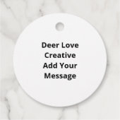 Favor Tags Geschenkanhänger (Rückseite)