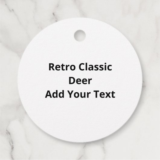 Favor Tags Geschenkanhänger (Rückseite)