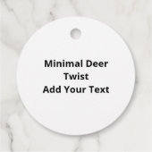 Favor Tags Geschenkanhänger (Rückseite)