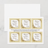 Favor Tags Sandy Beach Postkarte (Vorne/Hinten)