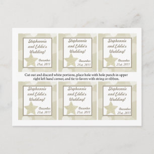 Favor Tags Weihnachtstage Feiertagspostkarte