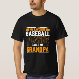 Favorit Baseball Spieler nennt mich Opa T-Shirt