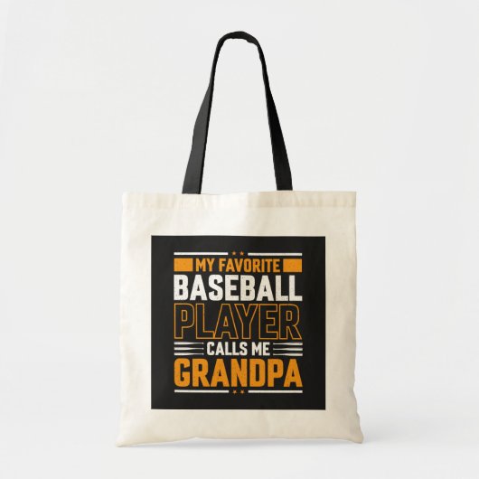 Favorit Baseball Spieler nennt mich Opa Tragetasche (Vorne)
