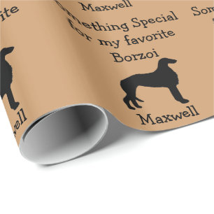 Favorit Borzoi Custom Wrapping Paper Geschenkpapier