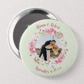 Favorit-Foto mit Personalisiertem Text Button (Vorne & Hinten)