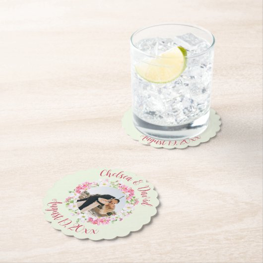 Favorit-Foto mit Personalisiertem Text Untersetzer (Vor Ort)