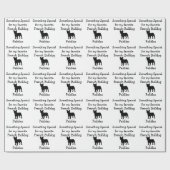 Favorit French Bulldog Custom Wrapping Paper Geschenkpapier (Flach)